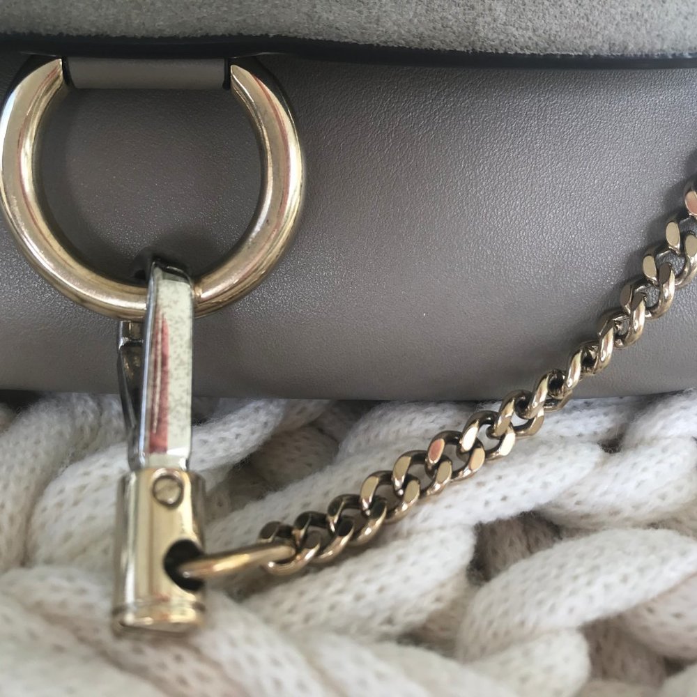 Chloe Mini Faye Suede & Leather Wallet Crossbody - Picture 3 of 12